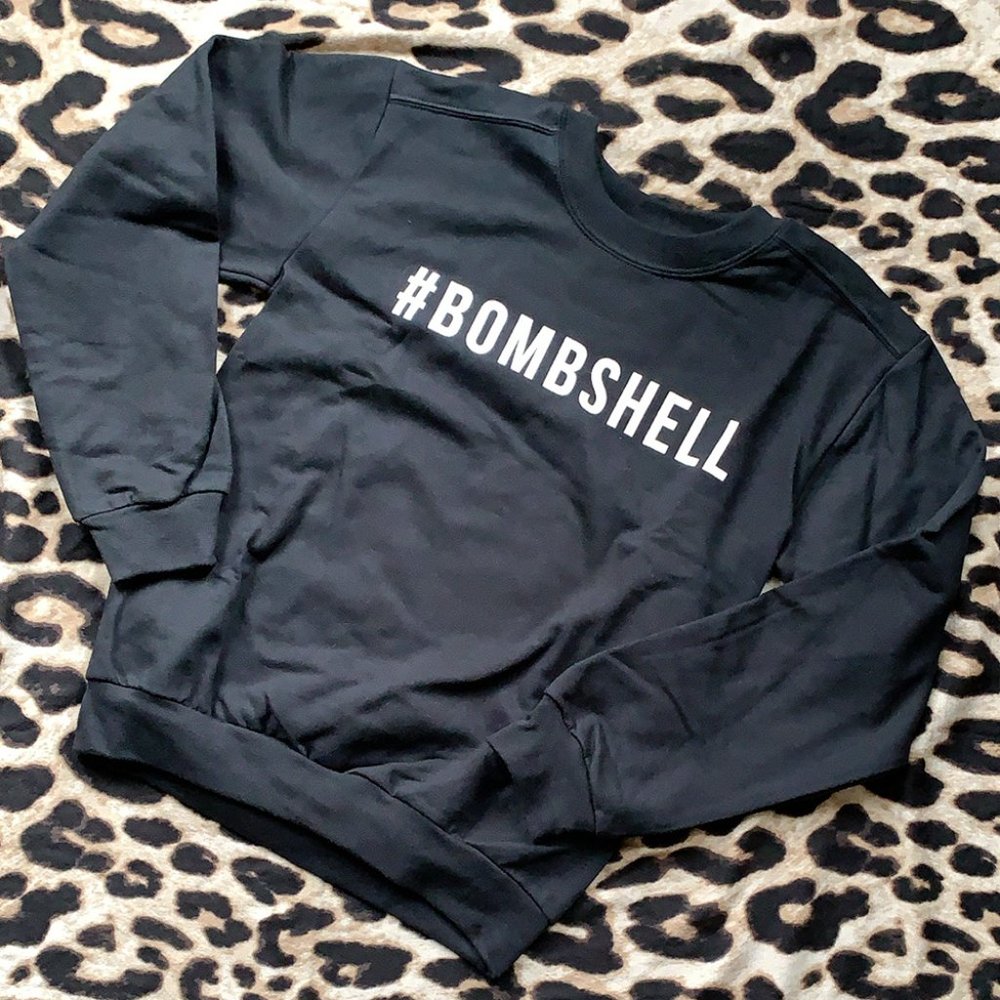 #BOMBSHELL crew neck sweatshirt